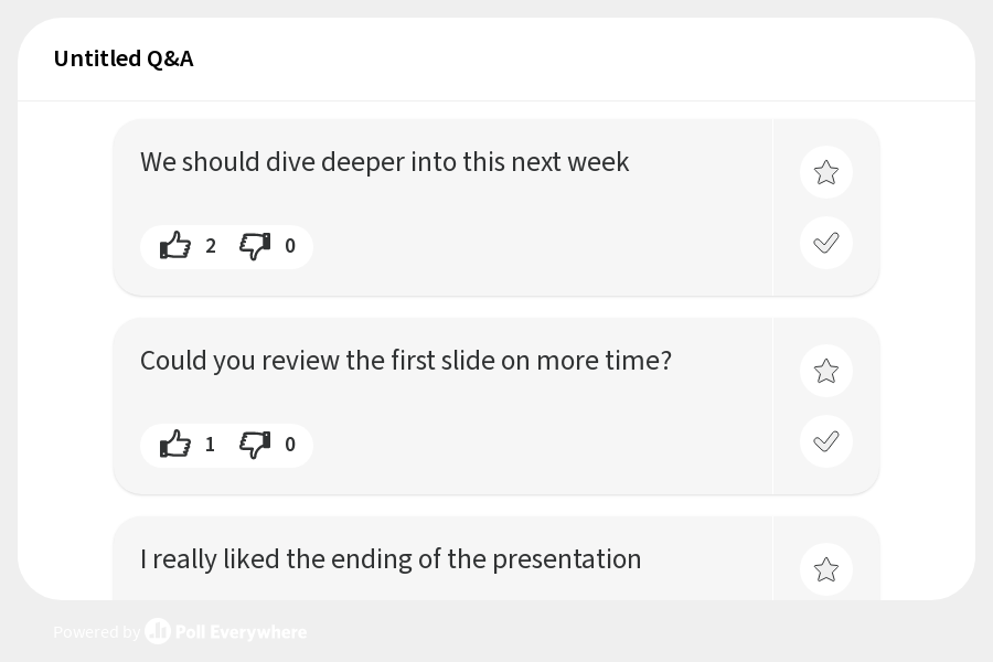 Question & answer